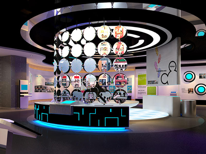 服務外包產業展示廳展覽空間設計效果-第1918期