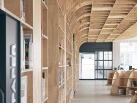 圖書館閱讀空間室內展覽展示效果-第