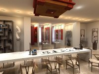 國畫展覽館室內空間展示效果-1405-03