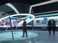 經濟開發區展覽館室內空間展示效果-第1422期