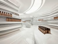 風化巖石室內空間展覽展示效果-1537-04