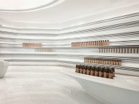 風化巖石室內空間展覽展示效果-1537-08