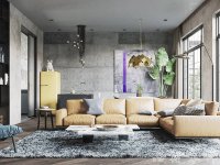 工業風格別墅室內裝修裝飾效果展示-1013-03