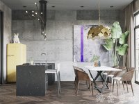 工業風格別墅室內裝修裝飾效果展示-1013-09