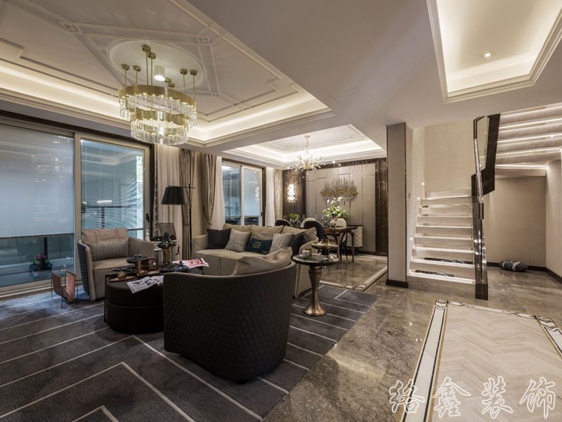 現代風格別墅室內裝修裝飾效果展示-第1051期