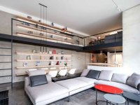 簡約現代風格樓中樓室內裝修裝飾效果