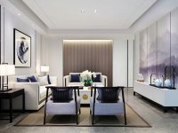 簡約現代風格樓中樓室內裝修裝飾效果-1110-02