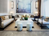 簡約現代風格樓中樓室內裝修裝飾效果-1110-04