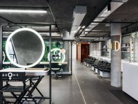 美發旗艦店室內裝修裝飾設計效果-第1125期