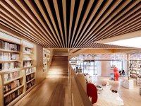 大型圖書城室內裝修裝飾設計效果-1133-03