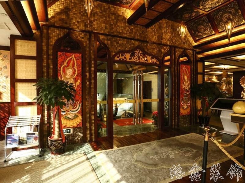 泰式養生會所室內裝修裝飾設計效果-第1139期