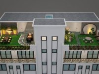 公寓式酒店室內(nèi)裝修裝飾設(shè)計(jì)效果-1225-02