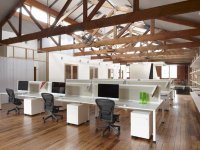 復式輕工業風辦公室裝修設計效果-第1505期