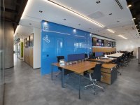 輕工業辦公室裝修裝飾設計效果-第1550期