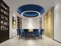 現代風格辦公室裝修裝飾設計效果-1560-05