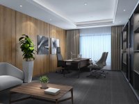 現代風格辦公室裝修裝飾設計效果-1579-04