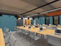 現代風格辦公室裝修裝飾設計效果-第1585期