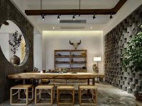 中式風格辦公室裝修裝飾設計效果-1598-02