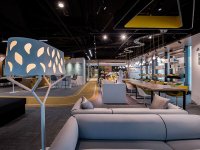 現代時尚辦公室裝修裝飾設計效果-1608-02