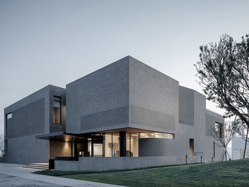 現代時尚辦公樓裝修裝飾設計效果-第1617期