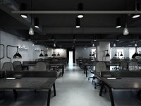 現代時尚辦公室裝修裝飾設計效果-1619-06