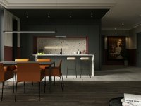 北歐風格家居裝修裝飾室內設計效果-A1001-04