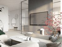 北歐風格家居裝修裝飾室內設計效果-A1009-02