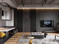 工業風格家居裝修裝飾室內設計效果-A507-2