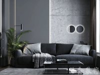 工業風格家居裝修裝飾室內設計效果-A507-7