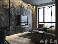 工業風格家居裝修裝飾室內設計效果-A508-4