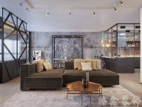 工業風格家居裝修裝飾室內設計效果-A511