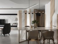 現代風格家居裝修裝飾室內設計效果-A8056-5