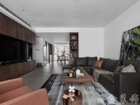 現代風格家居裝修裝飾室內設計效果-A8061