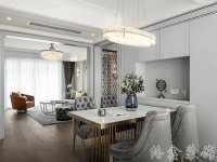 現代風格家居裝修裝飾室內設計效果-A8096-3