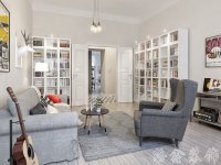 現代簡約家居裝修裝飾室內設計效果-B906-2