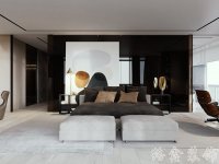 現代簡約家居裝修裝飾室內設計效果-B918-4