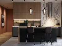 現代簡約家居裝修裝飾室內設計效果-B919-3