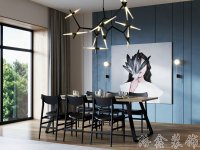 現代簡約家居裝修裝飾室內設計效果-B919-4