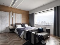 現代網紅風家居裝修裝飾室內設計效果-F502-7