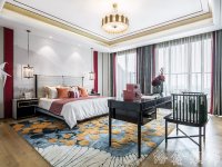 新中式風格家居裝修裝飾室內設計效果-G607-5