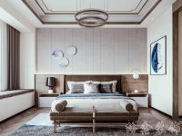 新中式風格家居裝修裝飾室內設計效果-G608-3